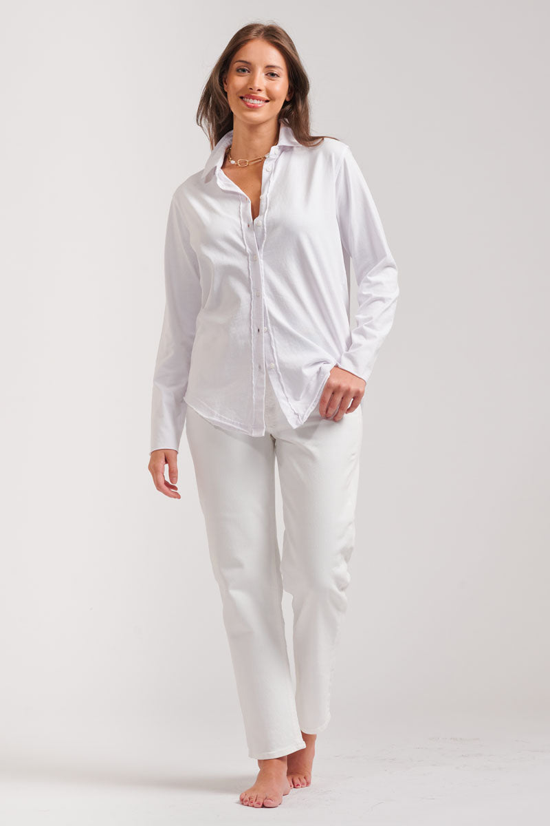 EST 1971 Felicity Jersey Shirt - White
