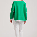EST 1971 Ringer Sweatshirt - Emerald