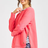 The Zipside Sweatshirt - Portsea Red