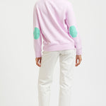 Classic Cotton Sweatshirt - Powder Pink/Apple Green | EST 1971